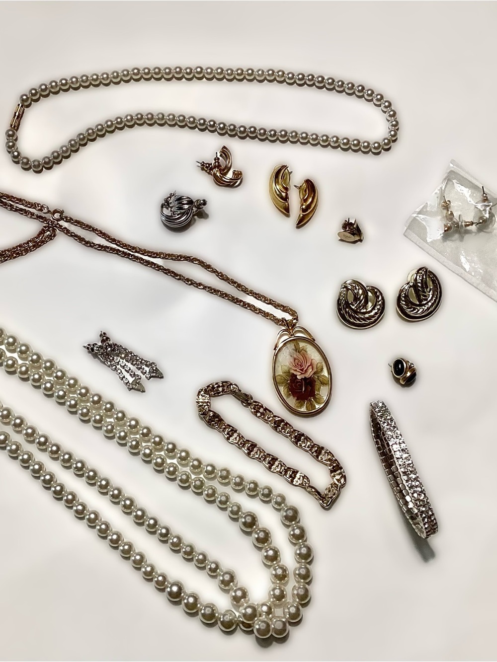 Vintage Romantic Costume Jewelry Lot